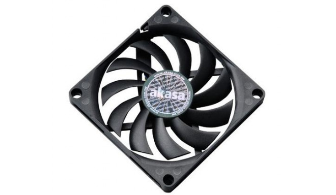 Akasa AK-FN076 computer cooling system Computer case Fan 8 cm Black