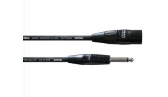 Cordial CIM 5 MP audio cable 5 m XLR (3-pin) 6.35mm Black