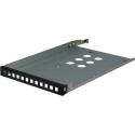 Inter-Tech IPC 1U-1404 Rack Black, Stainless steel