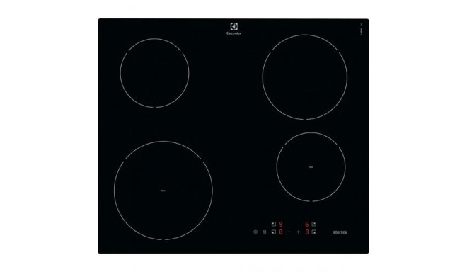 Electrolux EHH6240ISK Black Built-in 60 cm Zone induction hob 4 zone(s)