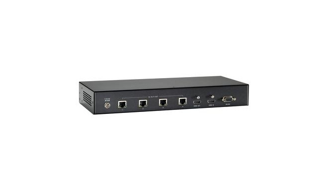 LevelOne HDMI over Cat.5 Transmitter, HDBaseT, 100m, 4 Channel Outputs