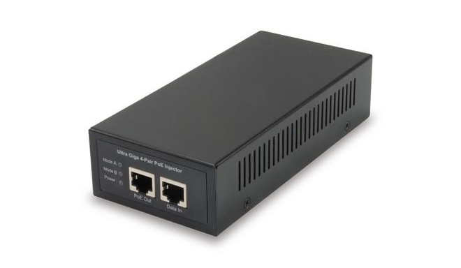 LevelOne Gigabit PoE Injector, 60W, 802.3at/af PoE