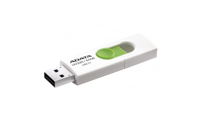 ADATA UV320 USB flash drive 64 GB USB Type-A 3.2 Gen 1 (3.1 Gen 1) Green, White