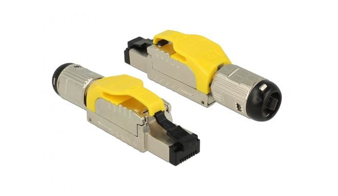 DeLOCK 86287 wire connector RJ-45 Silver, Yellow