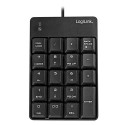 LogiLink ID0184 numeric keypad Notebook Black