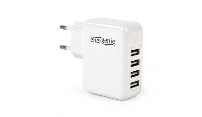 EnerGenie EG-U4AC-02 mobile device charger Universal White AC Indoor