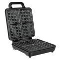 Teesa TSA3224 waffle iron 4 waffle(s) 1100 W Black, Stainless steel