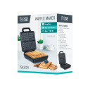 Teesa TSA3224 waffle iron 4 waffle(s) 1100 W Black, Stainless steel