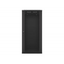 Lanberg WF01-6627-10B rack cabinet 27U Wall mounted rack Black