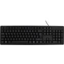 Inter-Tech K-118 keyboard USB QWERTZ German Black