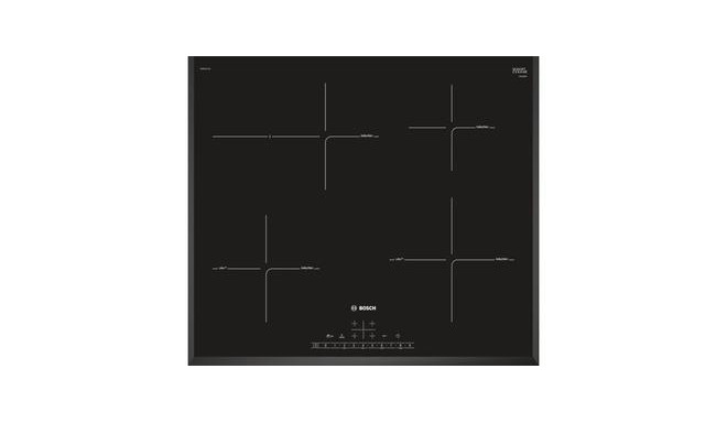 Bosch Serie 6 PIF651FC1E Black Built-in 60 cm Zone induction hob 4 zone(s)