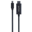 Manhattan Mini DisplayPort 1.2 to HDMI Cable, 4K@60Hz, 1.8m, Male to Male, Black, Equivalent to MDP2