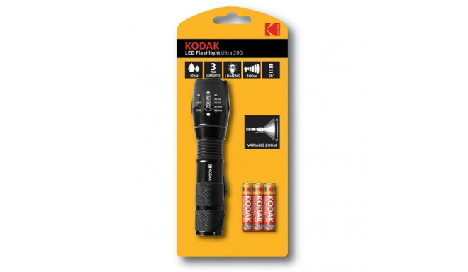 Kodak Ultra 290 Black Hand flashlight LED