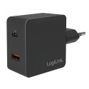 LogiLink PA0220 mobile device charger Black Indoor