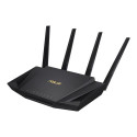 ASUS RT-AX58U wireless router Gigabit Ethernet Dual-band (2.4 GHz / 5 GHz) 4G Black