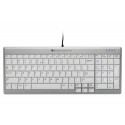 BakkerElkhuizen UltraBoard 960 keyboard USB QWERTZ German Grey, White