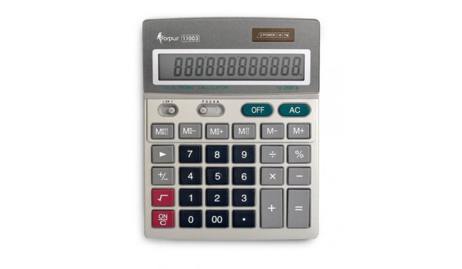 Forpus FO11003 calculator Desktop Basic Grey
