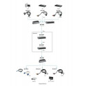 LevelOne 4-Port Cat.5 VGA Transmitter