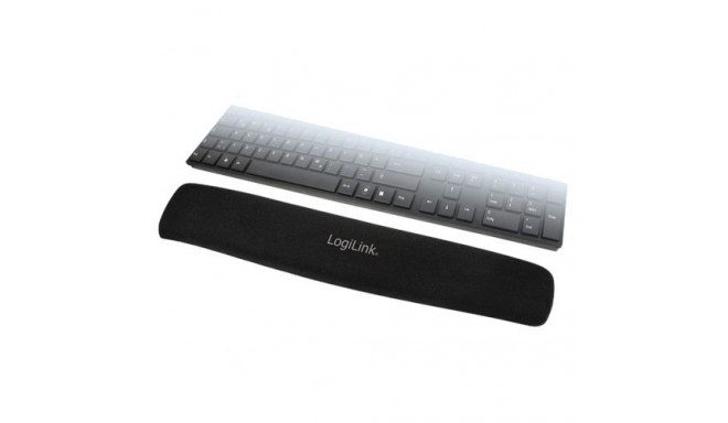 LogiLink ID0044 wrist rest Nylon, Polyurethane, Silicone Black