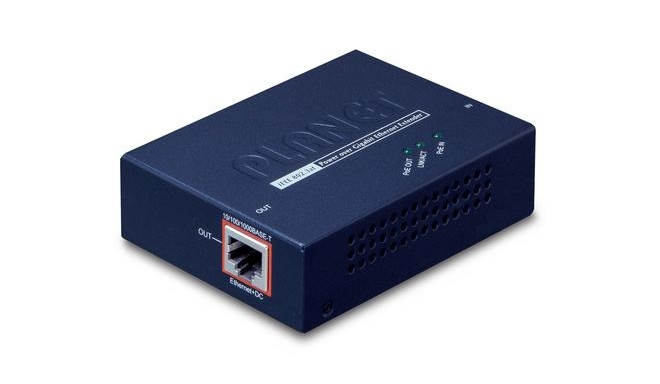 PLANET POE-E201 network extender Network transmitter &amp; receiver Blue
