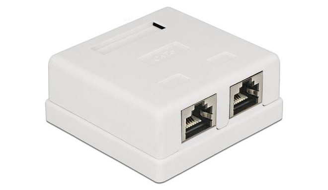 DeLOCK 86269 outlet box RJ-45 White