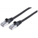 Intellinet Network Patch Cable, Cat6A, 7.5m, Black, Copper, S/FTP, LSOH / LSZH, PVC, RJ45, Gold Plat