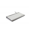 BakkerElkhuizen UltraBoard 950 keyboard USB QWERTY UK English Silver, White