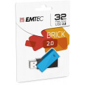 Emtec C350 Brick 2.0 USB flash drive 32 GB USB Type-A Black, Blue