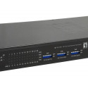 LevelOne 26-Port Fast Ethernet PoE Switch, 24 PoE Outputs, 2 x Gigabit RJ45, 150W