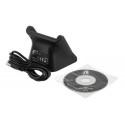 Deltaco UCR-156 smart card reader Indoor/outdoor USB USB 2.0 Black