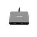 NATEC Fowler Mini USB 2.0 Type-C 5000 Mbit/s Grey