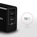 Axagon ACU-DS16 mobile device charger Black Indoor