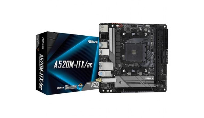 Asrock A520M-ITX/ac Socket AM4 micro ATX