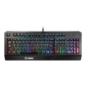 MSI VIGOR GK20 RGB Gaming Keyboard &#039; UK Layout, Membrane switches, Rainbow RGB Lighting effect,