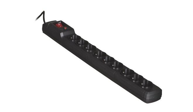 Activejet ACJ COMBO 9GN 5M black power strip with cord