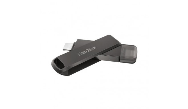 SanDisk iXpand USB flash drive 128 GB USB Type-C / Lightning 3.2 Gen 1 (3.1 Gen 1) Black