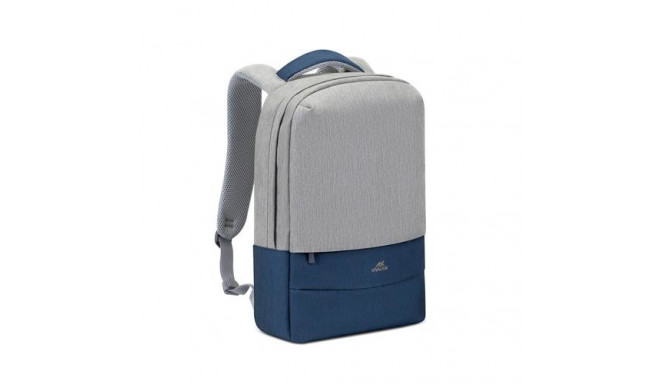 Rivacase 7562 notebook case 39.6 cm (15.6&quot;) Backpack Grey, Navy