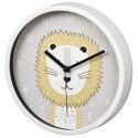 Hama Lucky Lion Quartz wall clock Round Grey, White, Yellow