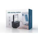 Gembird HD32-U2S-5 storage drive docking station USB 2.0 Type-B Black