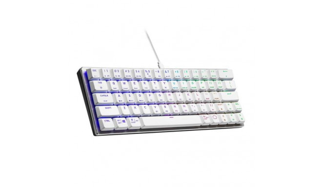 Cooler Master Peripherals SK620 keyboard USB QWERTY US English Silver, White