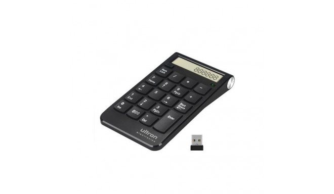 Ultron UN2 numeric keypad Laptop RF Wireless Black