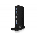 ICY BOX IB-DK2252AC Wired USB 3.2 Gen 1 (3.1 Gen 1) Type-C Black