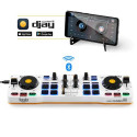 Hercules DJControl Control MIX Bluetooth Pour Smartphone et tablettes ( Andoid e 2 channels Black, W