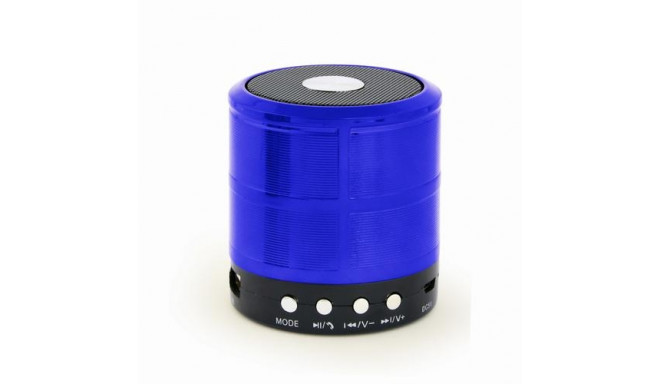 Gembird SPK-BT-08-B portable speaker Mono portable speaker Black, Blue 3 W