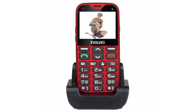 Evolveo EasyPhone XG 6.1 cm (2.4&quot;) 93 g Black, Red Senior phone