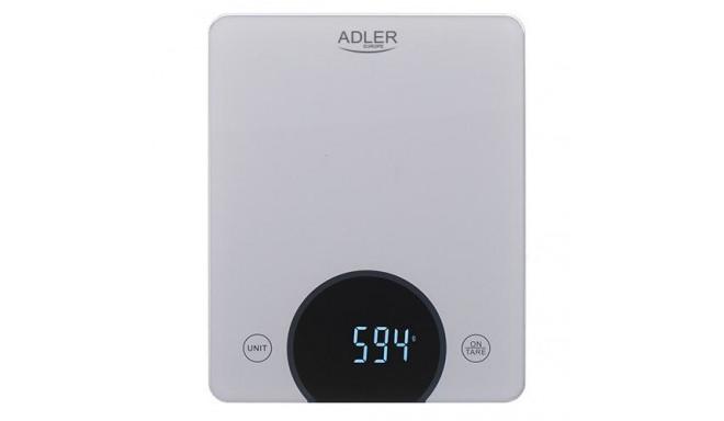 Adler AD 3173S kitchen scale Grey Built-in Rectangle Electronic kitchen scale