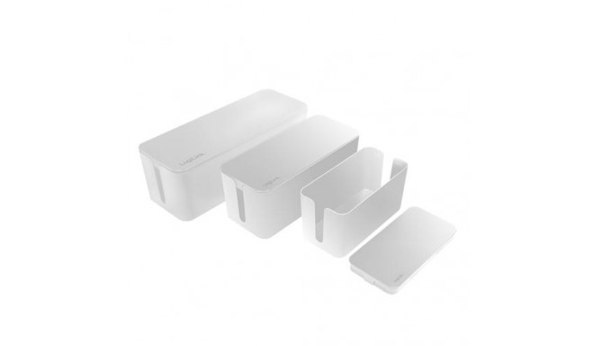 LogiLink KAB0078 cable organizer Universal Cable box White 3 pc(s)