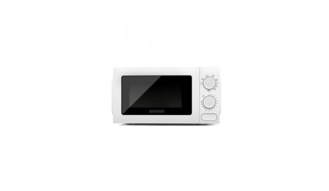 Black &amp; Decker BXMZ700E microwave Countertop Grill microwave 20 L 700 W White