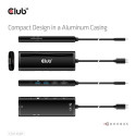 CLUB3D USB Gen 1 Type-C 8-in-1 MST Dual 4K60Hz Display Travel Dock