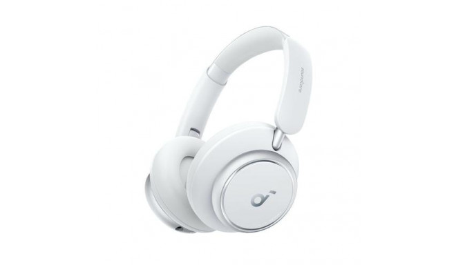 Anker Space Q45 Headphones Wired &amp; Wireless Head-band Calls/Music USB Type-C Bluetooth White